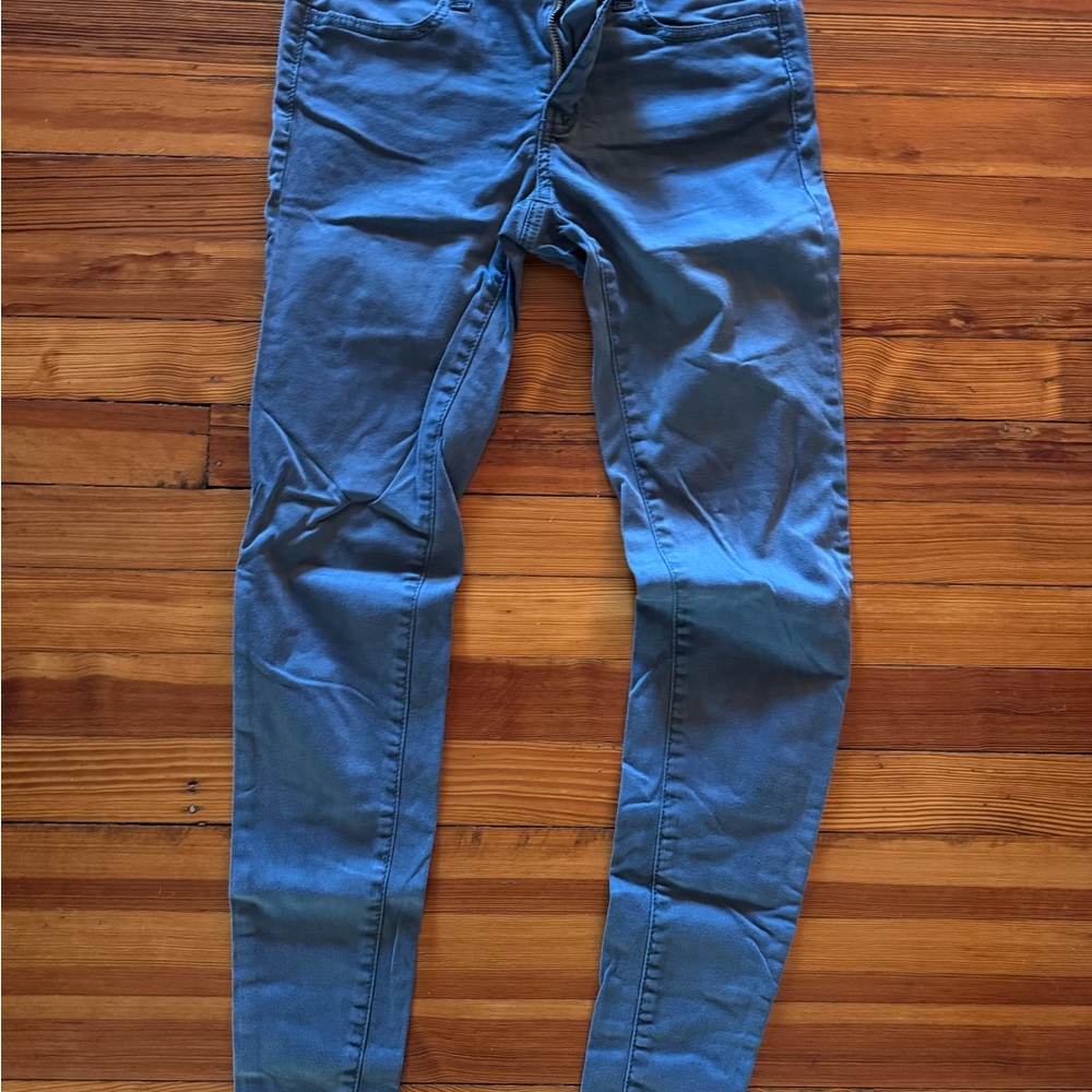 American Eagle Women's Size 0 Skinny Blue Jegging